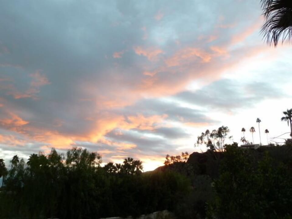 Drama of the desert sky day and night
