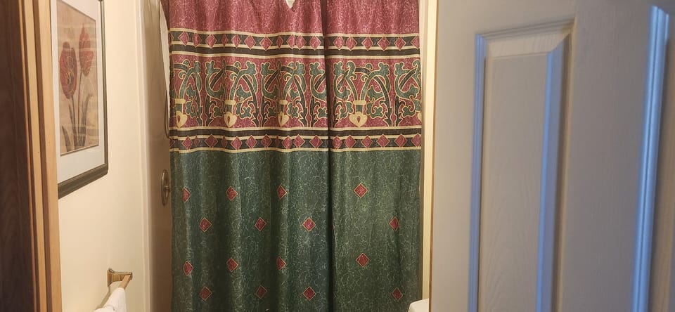 3/4 walk in shower bathroom upstairs