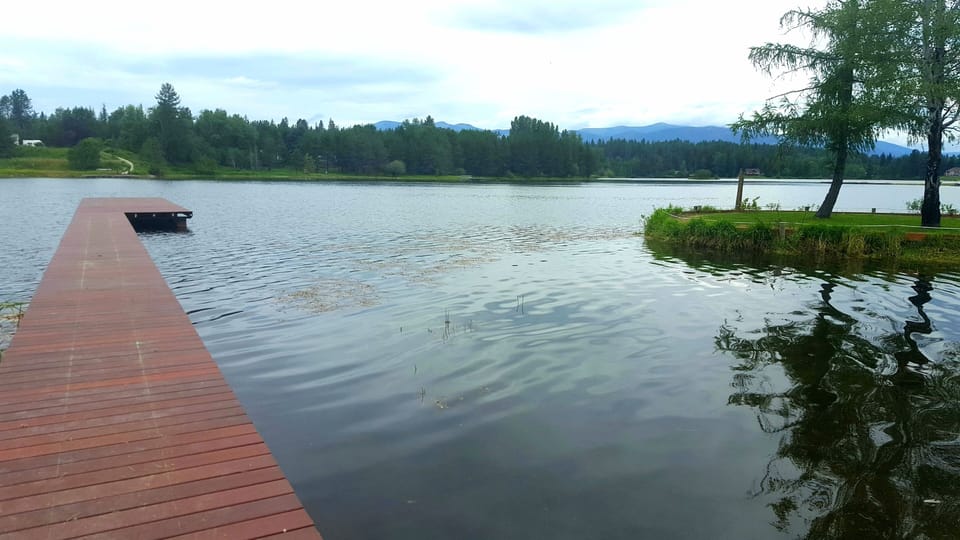 View from the gangway. End of dock is 10' x 40'