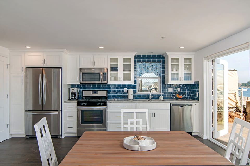 New kitchen with upscale appliances