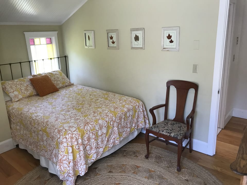 upstairs yellow bedroom