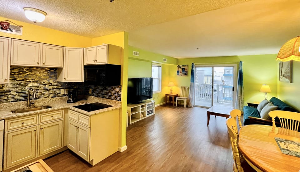 Kitchen and Living Room