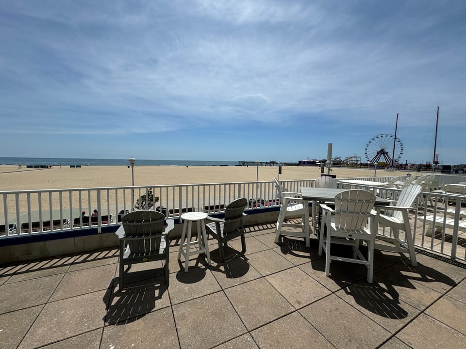 Extended balcony- a great ocean front unit