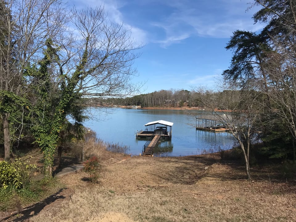 The view from the deck