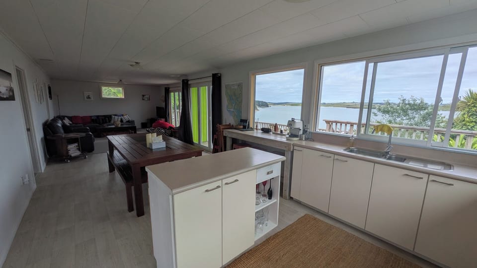 Kitchen looking towards dining & lounge areas