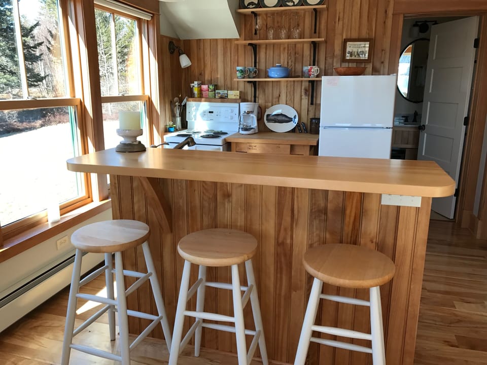 View into the kitchen