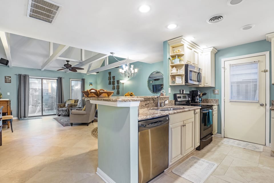 Kitchen view from entry