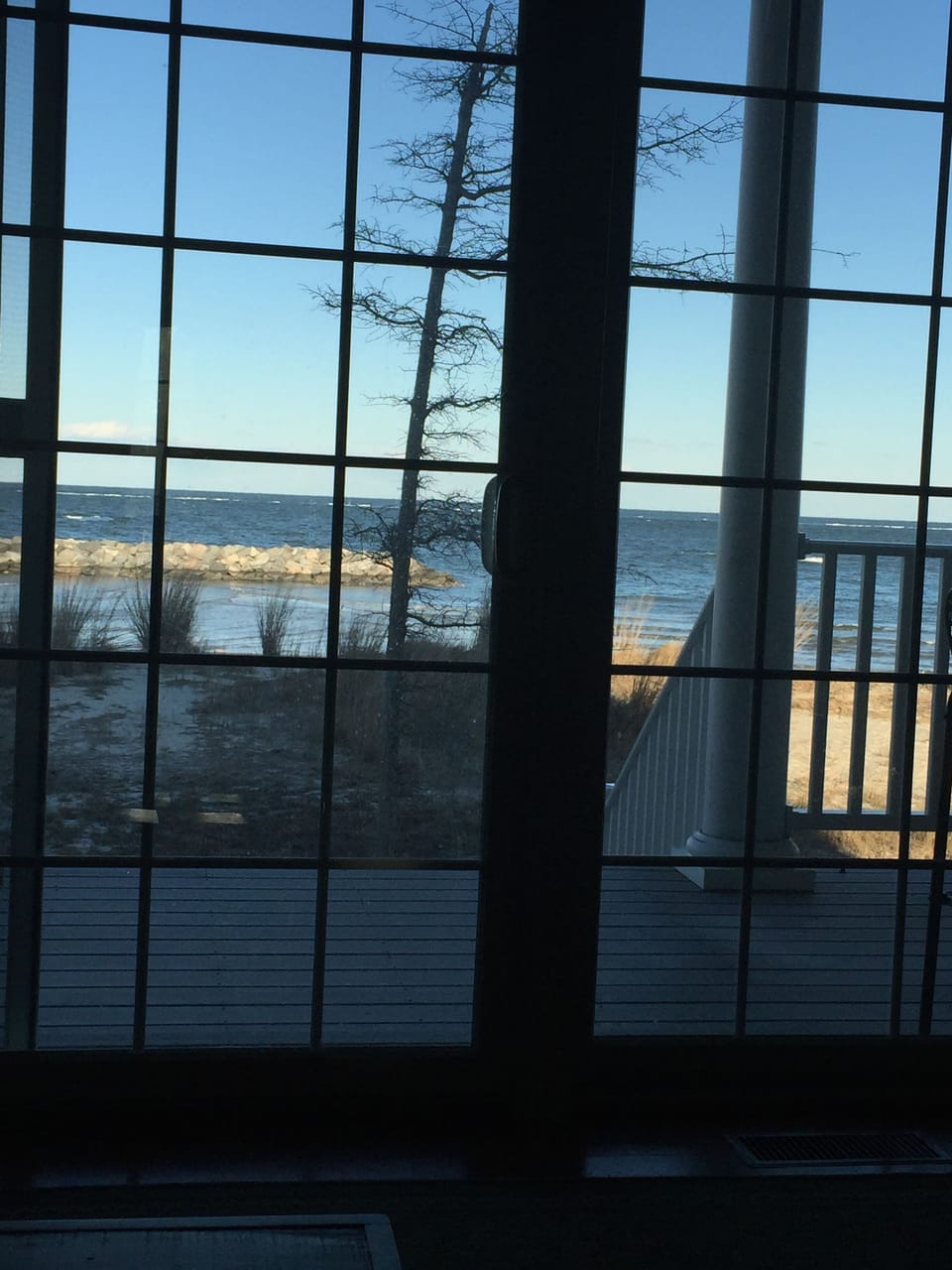 Looking outside