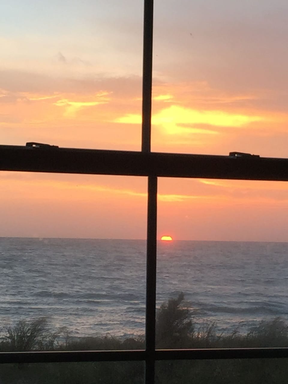 Sunrise from the kitchen window