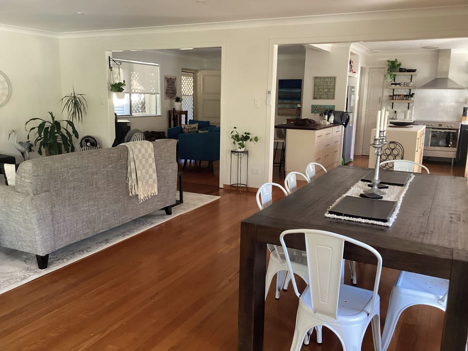Open plan lounge and dining