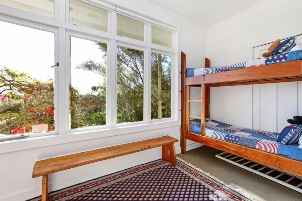 bunks for the children 
beds are 1.8m long