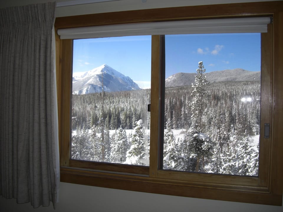 2 mountain views from master bedroom (1 toTen Mile Range + 1 to Buffalo Mtn ).