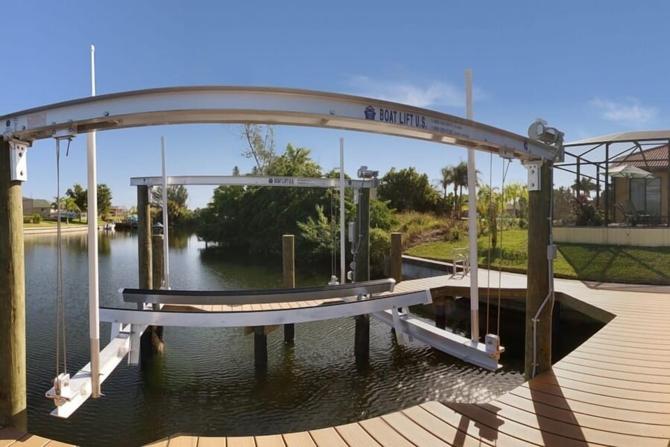 New boat dock and lift
