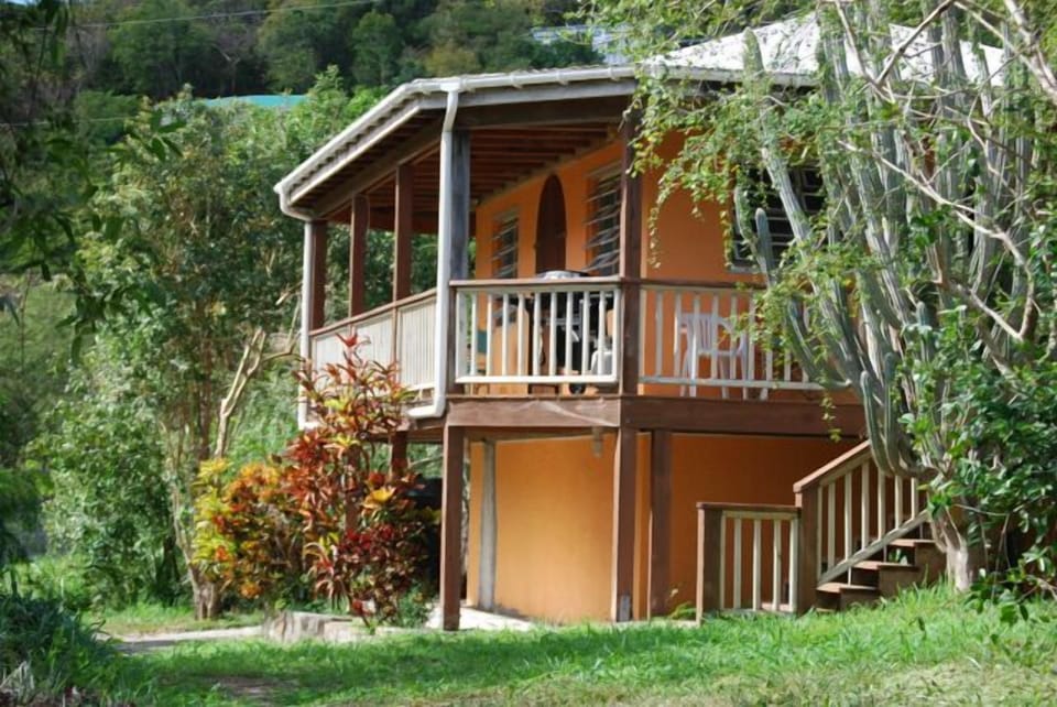 Perched on the upper level, the wrap around deck allows for panoramic views