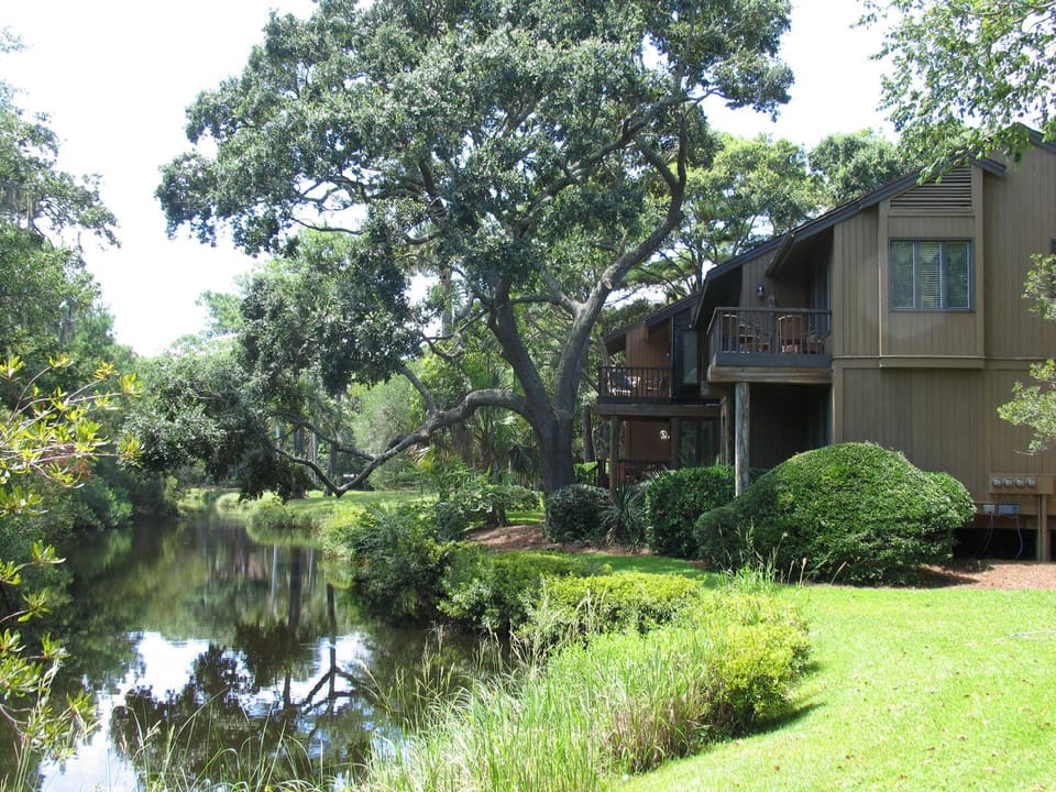 Lagoon Behind Villa