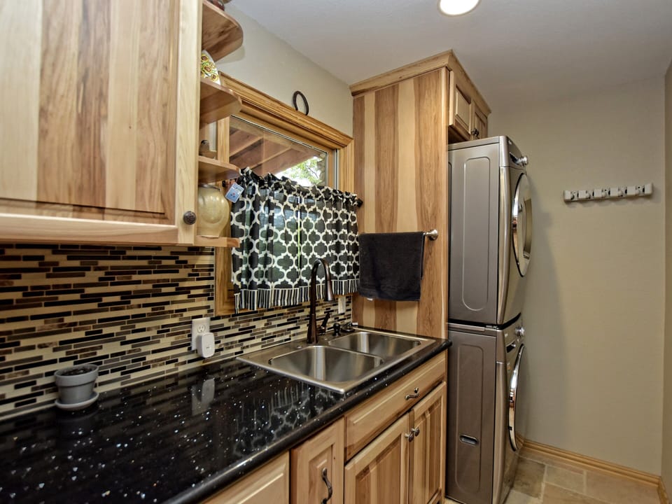Kitchen, Laundry Room