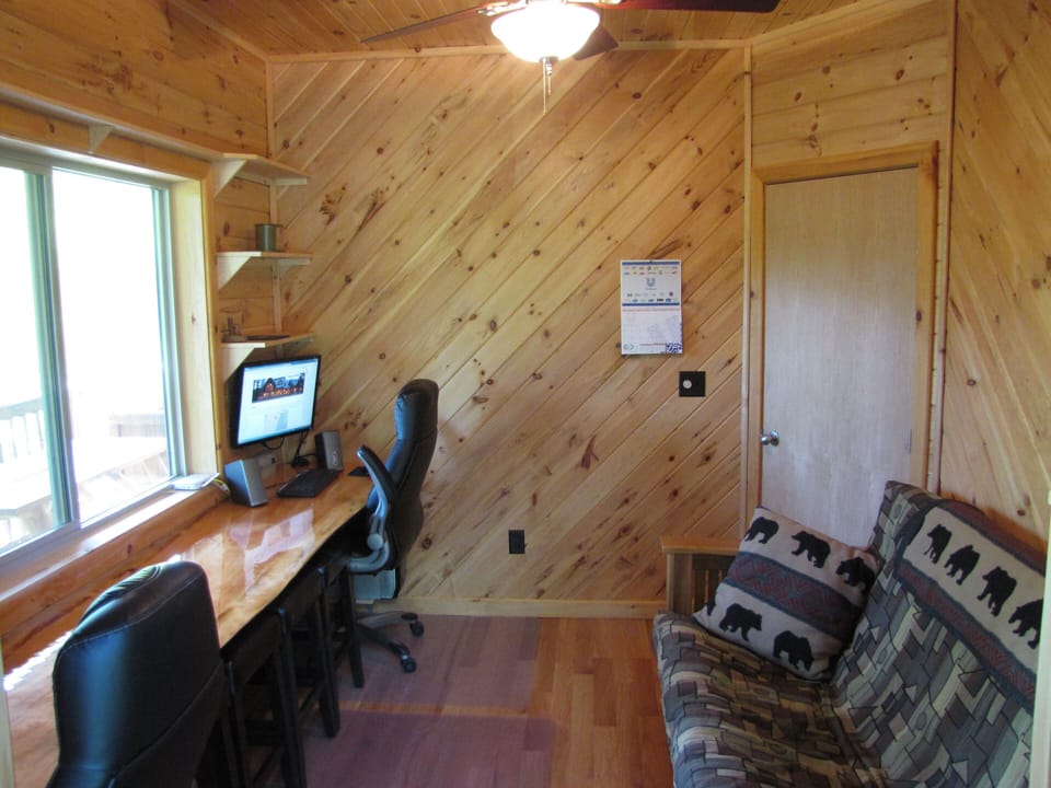 .Office with a queen futon