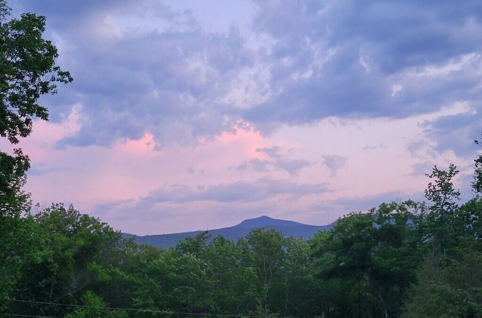 View from deck 