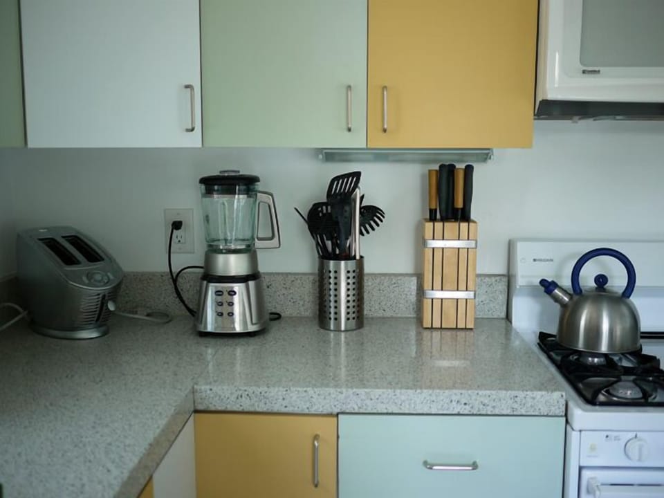 Fully stocked kitchen