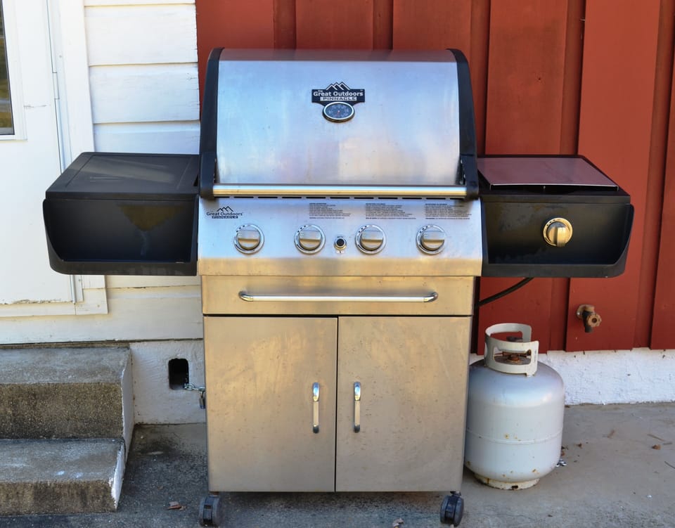 Vermont Castings Grill for your outdoor grilling pleasure.