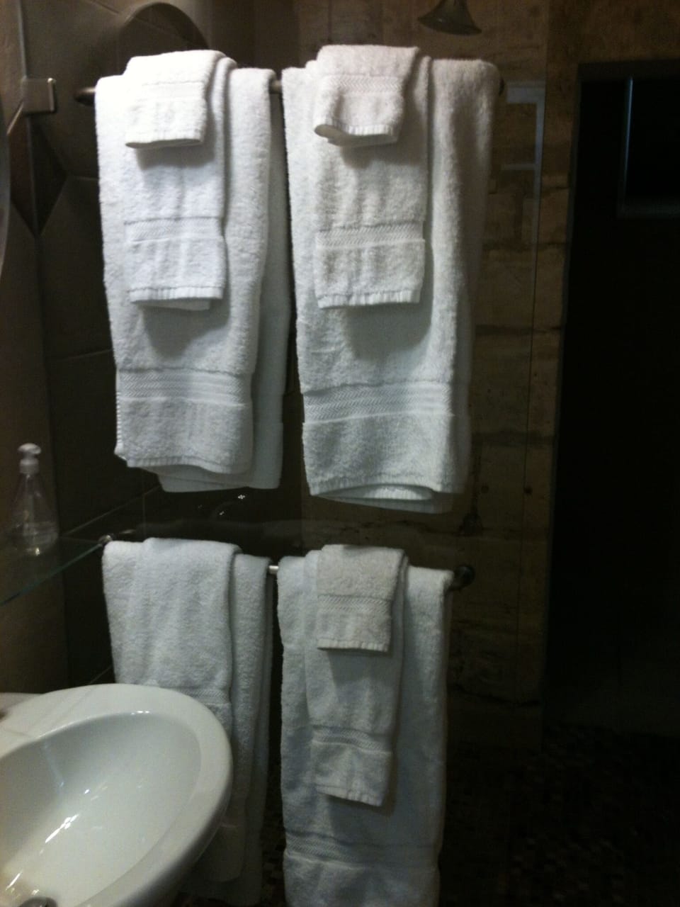 Fluffy, soft towels and bath robes for your pleasure!
