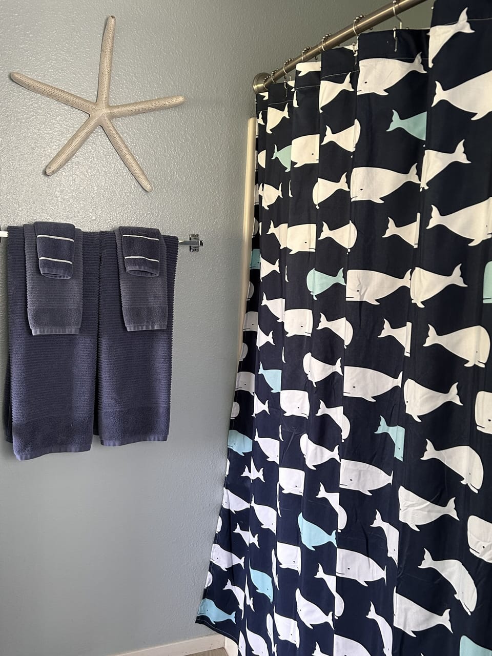 Full bath ensuite to king bedroom . 