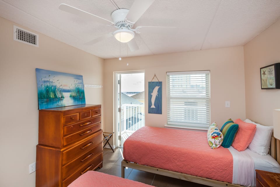Private oceanview balcony from bedroom 2