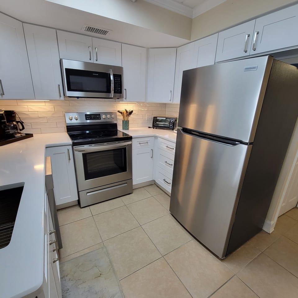April2022 new kitchen has everything for your stay