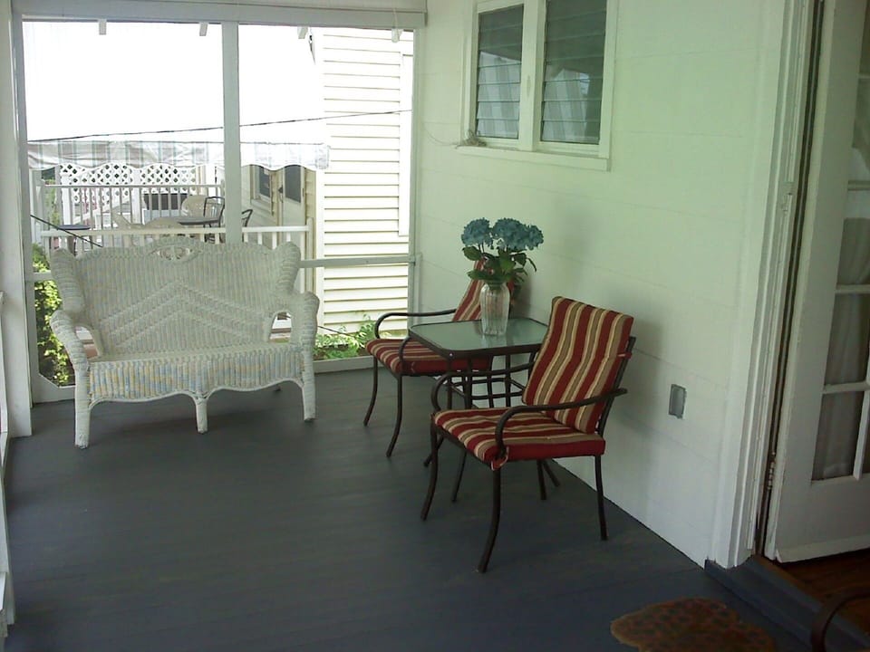 Large screened porch
