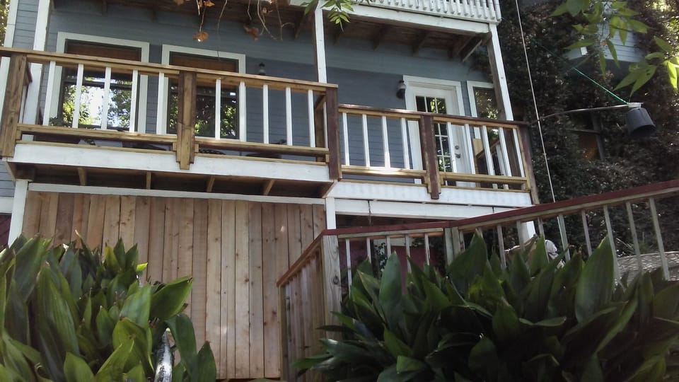 lakeside balcony