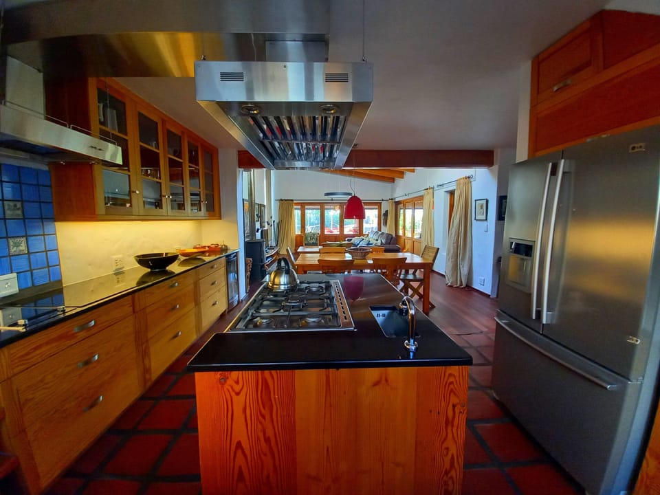 Large double door fridge with ice maker and water filter