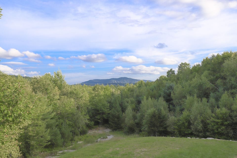 Mount Sunapee view from Master bathroom