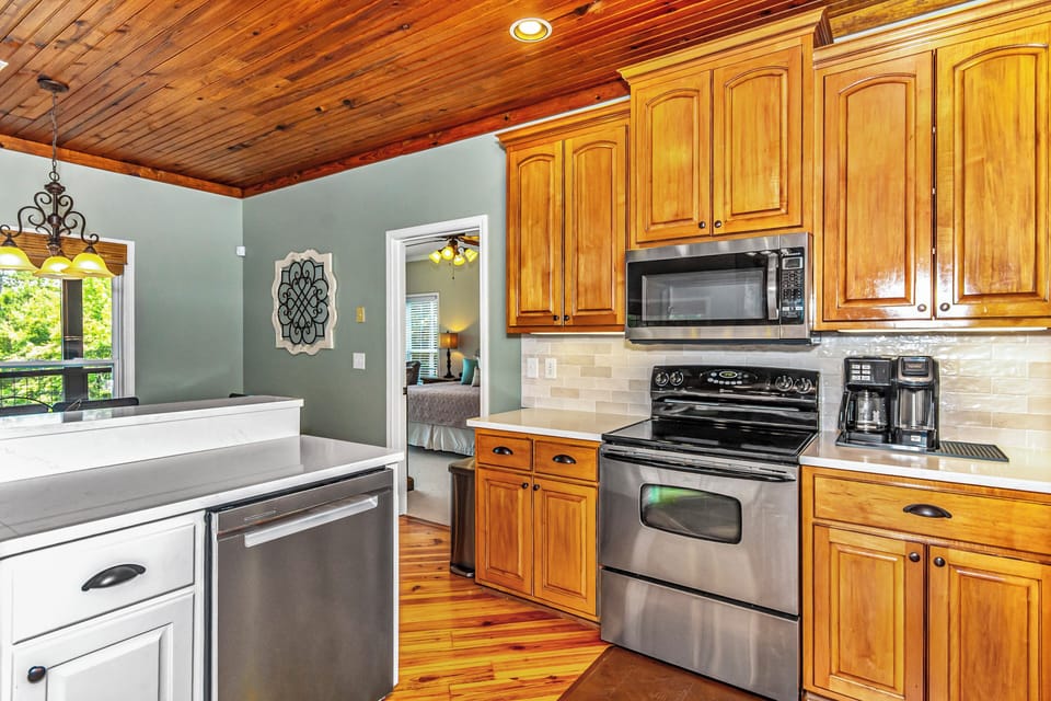 Fully equipped kitchen