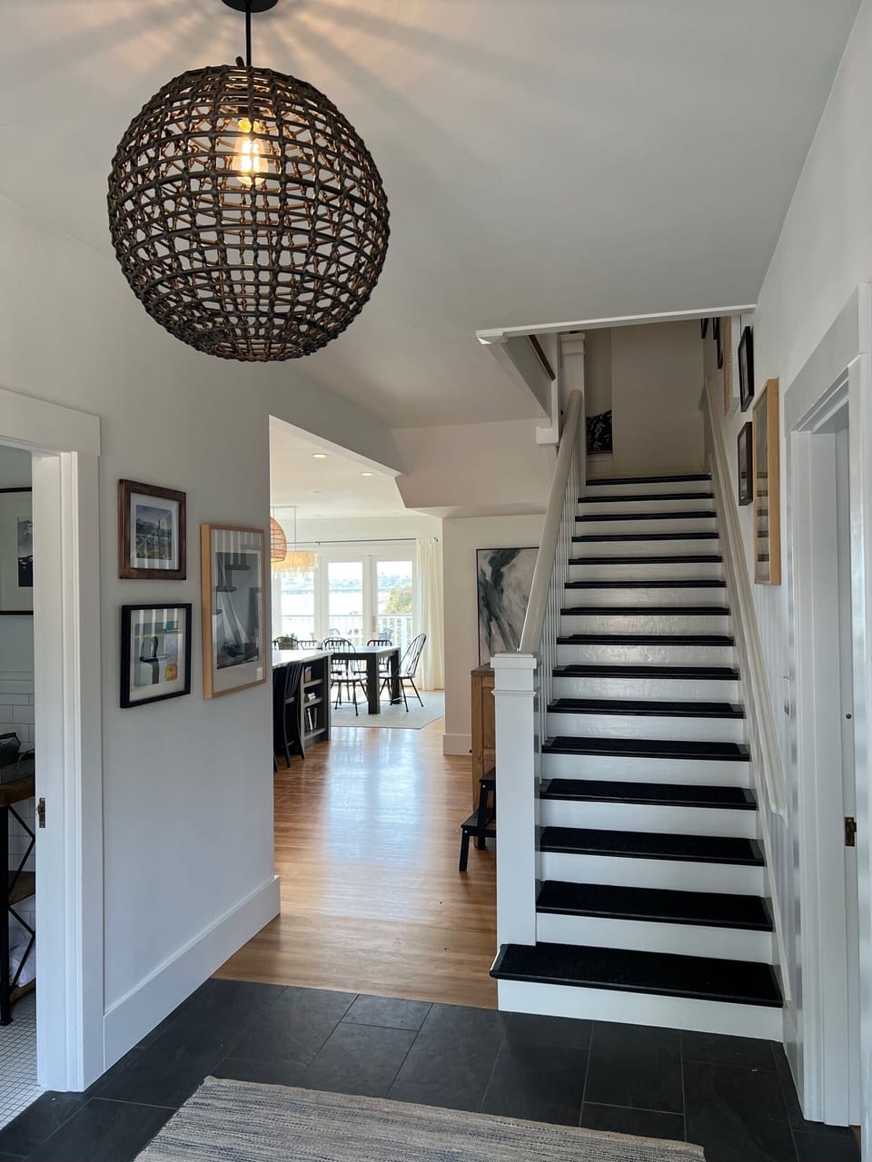 Back entry with views of the beach