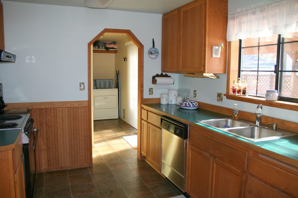 Kitchen and Laundry Room View