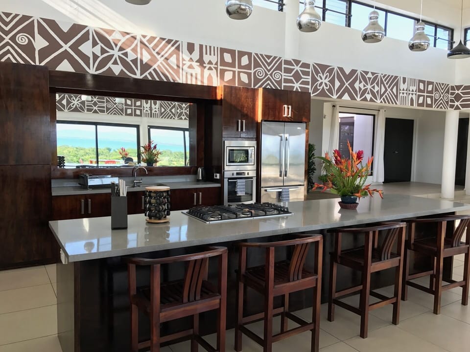 open plan kitchen
