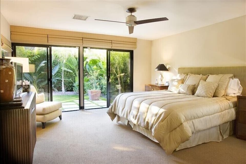master bedroom suite with direct garden access