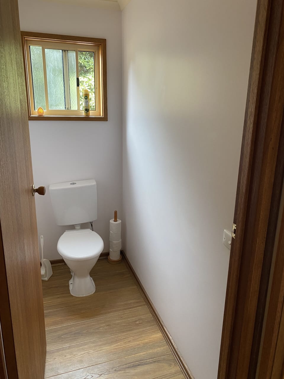 Seperate toilet entry level