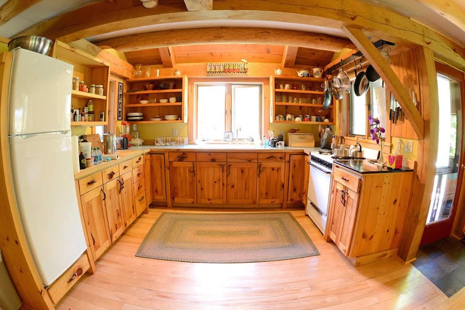 Main-floor Kitchen. Lots of counter-space, gas stove.
Photo by John Finn.