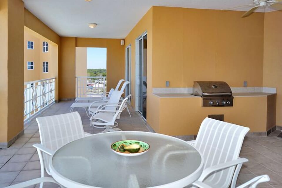 Plenty of seating for dining outdoors or just relaxing and taking in the view.