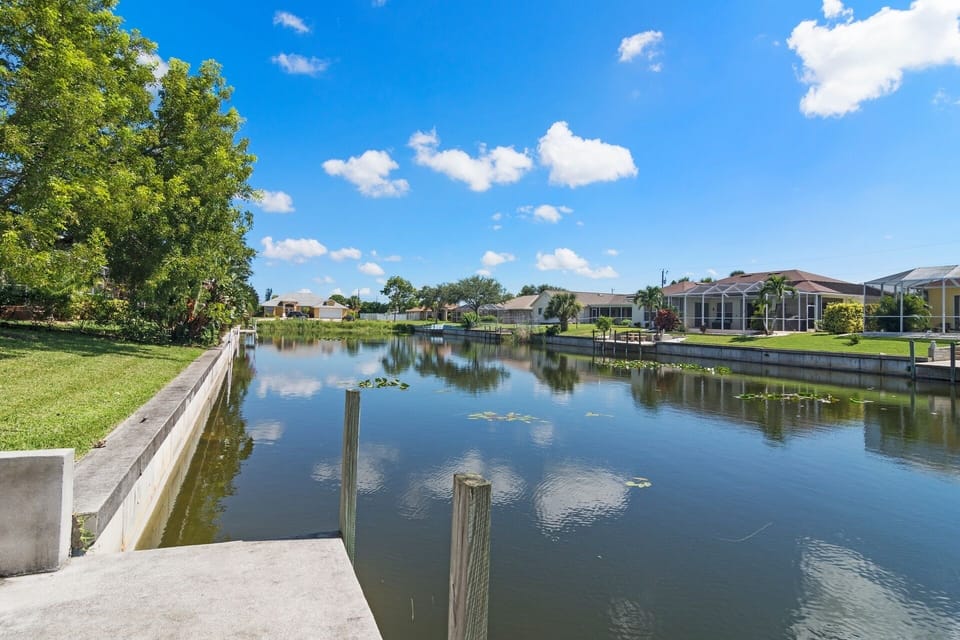 Canal behind the home 
