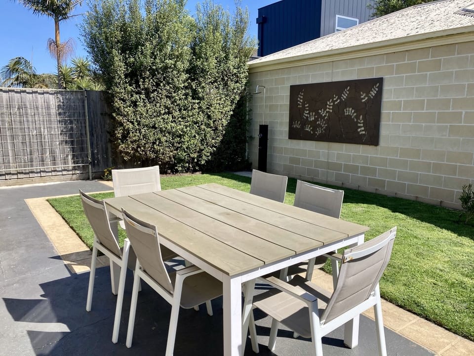 Outside dining