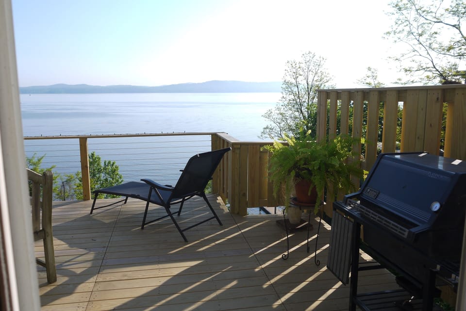 deck with grill