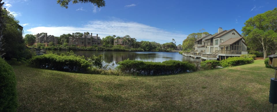 Panoramic view from the back porch