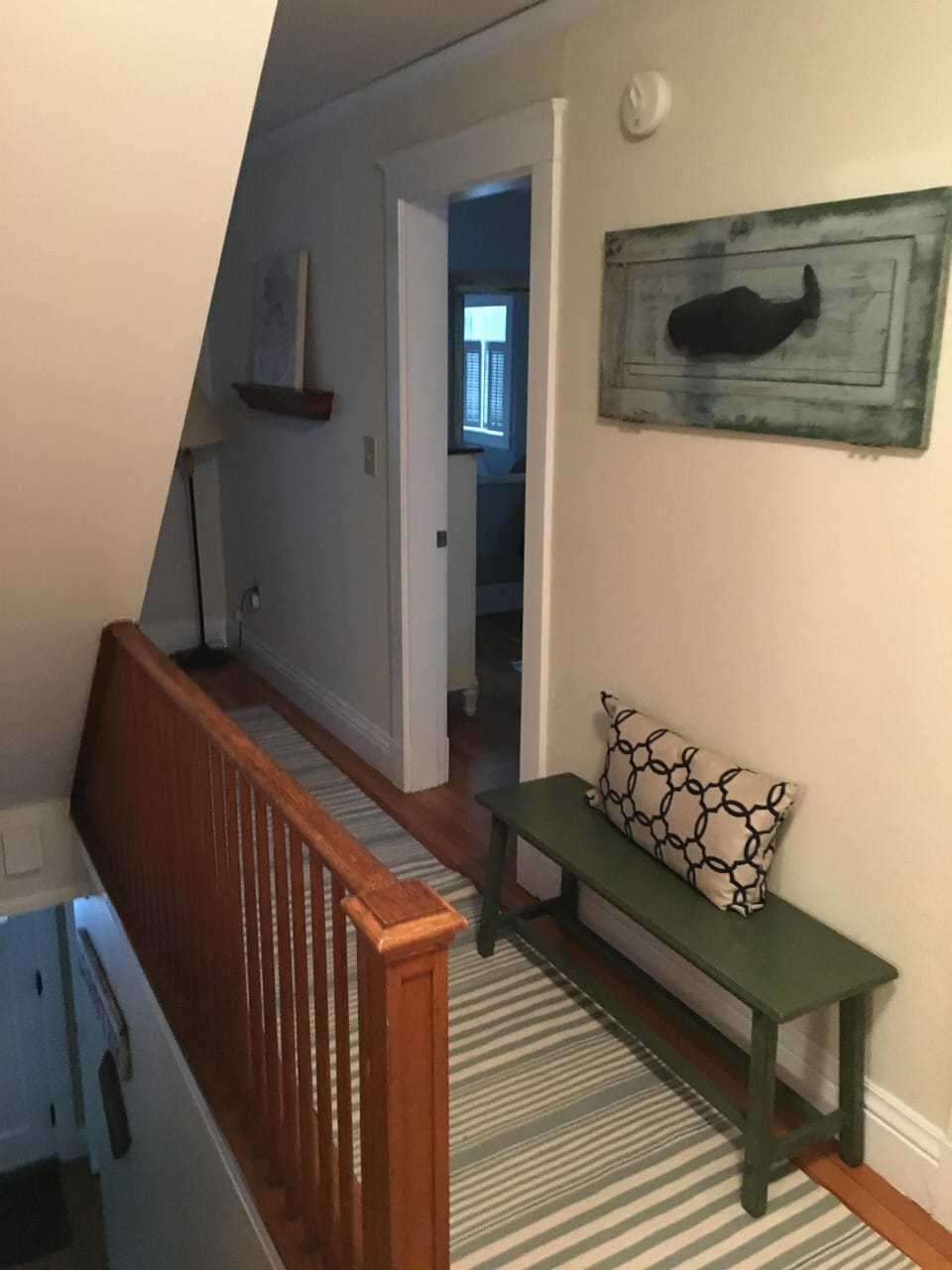 3 bedrooms and 2 spacious full bathrooms upstairs.
