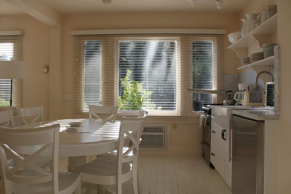 Our compact but efficient kitchen. 