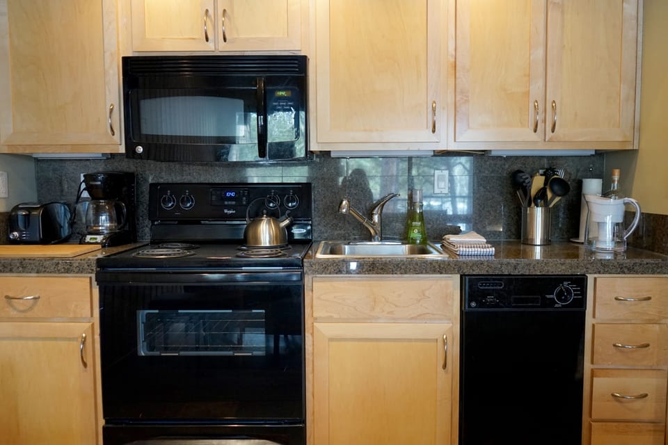 Kitchen includes everything you need to cook a full meal