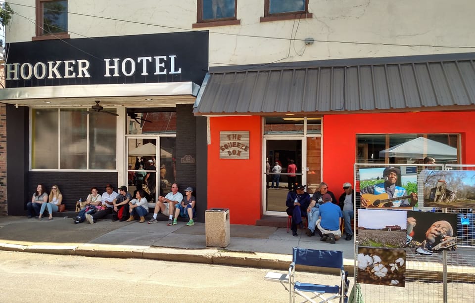 Hooker Hotel and sister property the Squeeze Box. Always a front row seat!