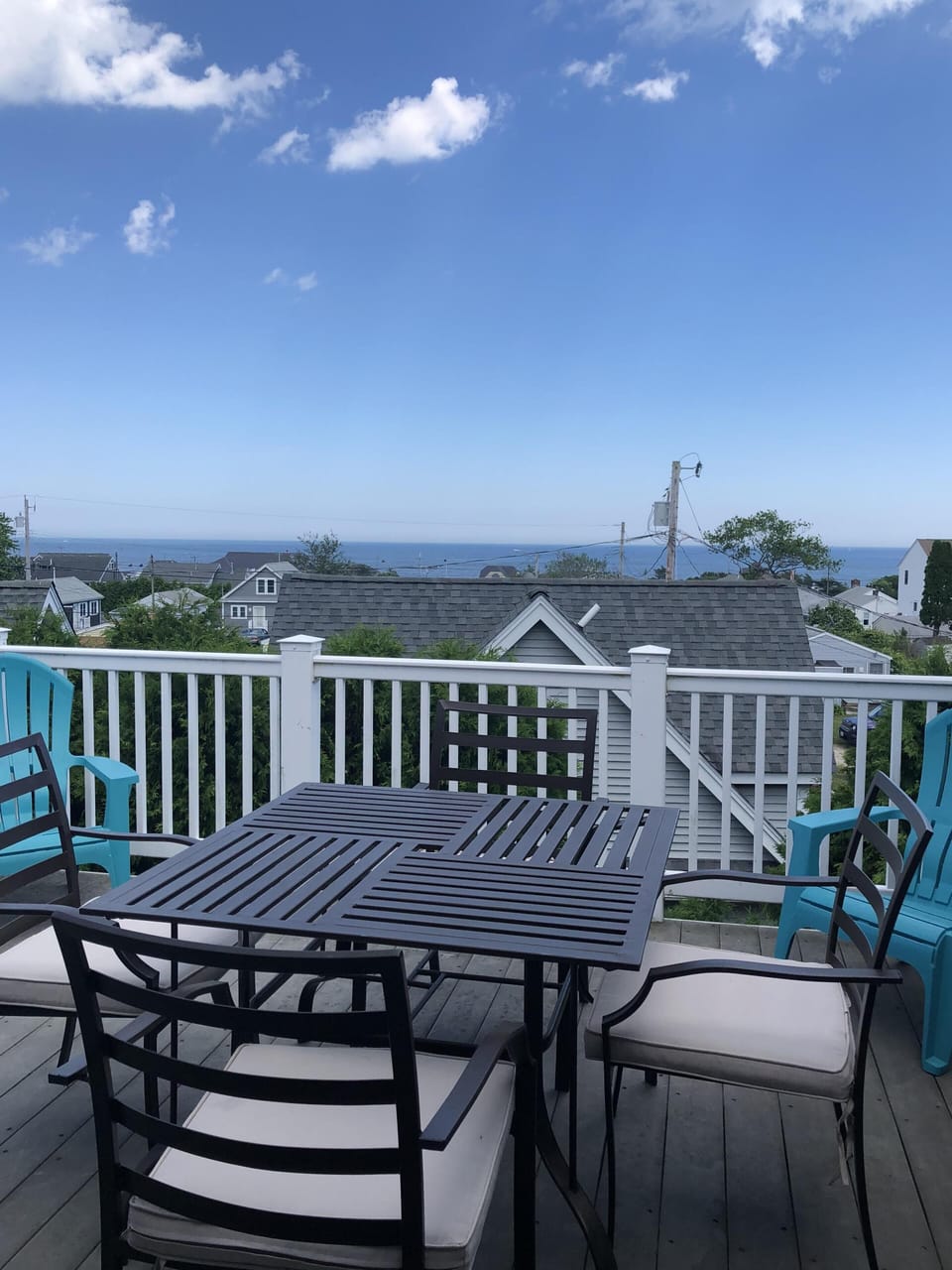 third floor deck overlooking Scarborough Beach