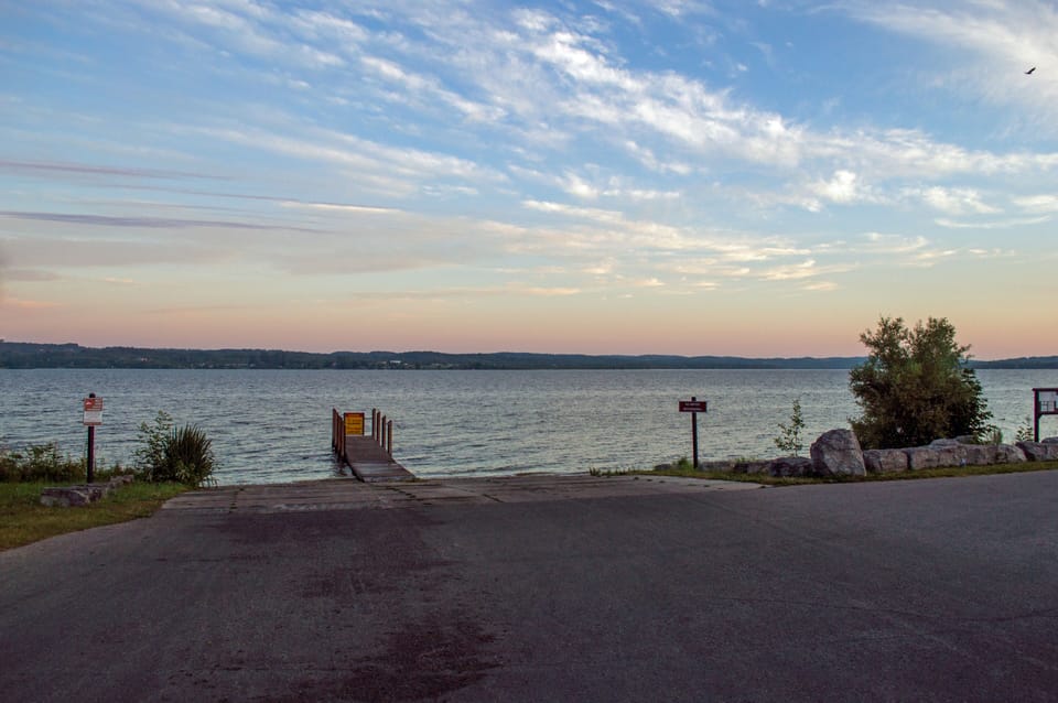 boat launch across the street